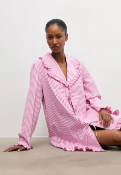 Answear.LAB camasa de noapte culoarea roz imagine