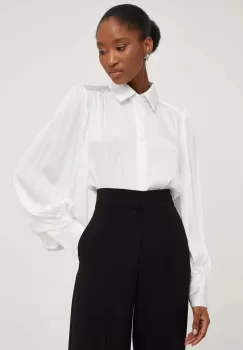 Answear Lab camasa femei, culoarea alb, cu guler clasic, regular imagine