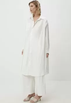 Answear Lab camasa femei, culoarea alb, cu guler clasic, relaxed imagine