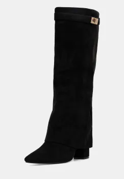 Answear.LAB cizme culoarea negru, cu toc drept imagine