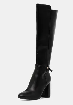 Answear.LAB cizme culoarea negru, cu toc drept, izolare usoara imagine