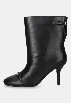 Answear.LAB cizme de piele culoarea negru, cu toc cui imagine