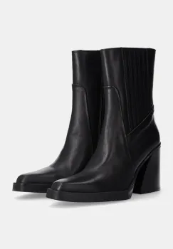 Answear Lab cizme de piele femei, culoarea negru, cu toc drept, izolare usoara imagine