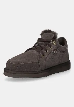 Answear.LAB cizme de zapada din piele intoarsa culoarea maro imagine