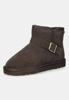 Answear.LAB cizme de zapada din piele intoarsa culoarea maro imagine