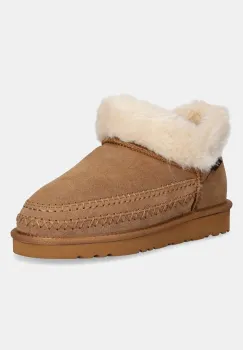 Answear.LAB cizme de zapada din piele intoarsa culoarea maro imagine