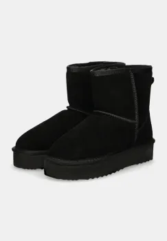 Answear Lab cizme de zapada din piele intoarsa culoarea negru imagine