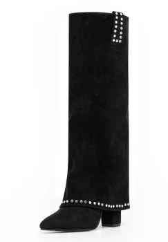 Answear Lab cizme femei, culoarea negru, cu toc drept imagine