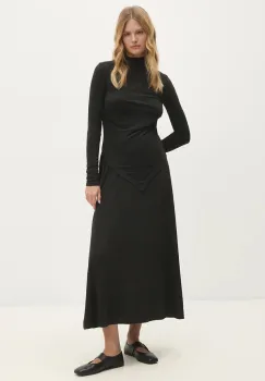 Answear Lab compleu pulover si fusta culoarea negru imagine