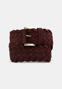 Answear.LAB curea culoarea bordo imagine
