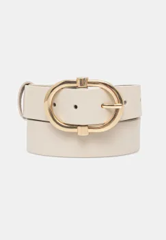 Answear Lab curea de piele culoarea bej imagine
