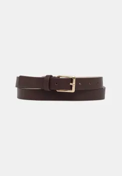 Answear.LAB curea de piele culoarea bordo imagine