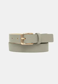 Answear Lab curea de piele culoarea gri imagine