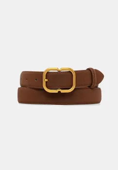 Answear.LAB curea de piele culoarea maro imagine