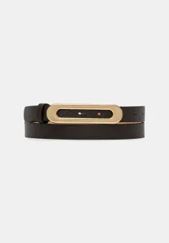 Answear.LAB curea de piele culoarea maro imagine