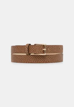 Answear Lab curea de piele culoarea negru imagine