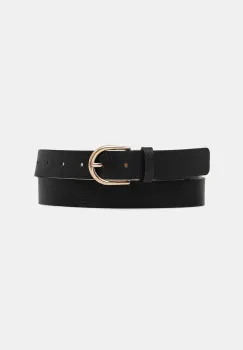 Answear.LAB curea de piele culoarea negru imagine