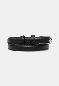Answear.LAB curea de piele culoarea negru imagine