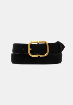 Answear.LAB curea de piele culoarea negru imagine