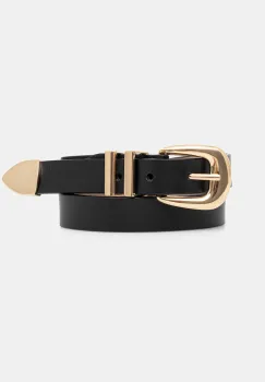 Answear Lab curea de piele culoarea negru imagine