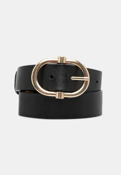 Answear Lab curea de piele culoarea negru imagine