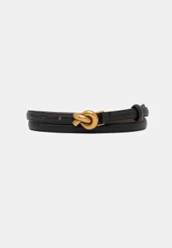 Answear.LAB curea de piele culoarea negru imagine