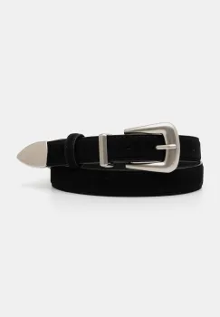 Answear Lab curea de piele culoarea negru imagine