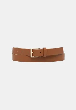 Answear.LAB curea de piele culoarea roz imagine