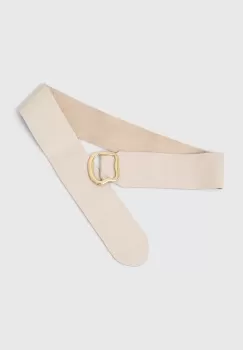 Answear Lab curea de piele femei, culoarea bej imagine