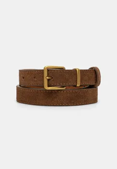 Answear Lab curea de piele femei, culoarea maro imagine