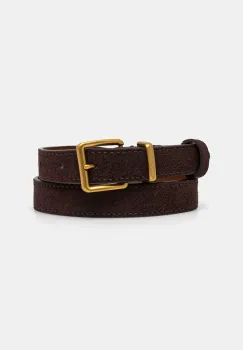 Answear Lab curea de piele femei, culoarea maro imagine