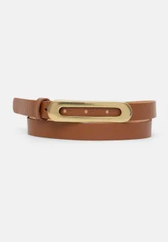 Answear Lab curea de piele femei, culoarea maro imagine