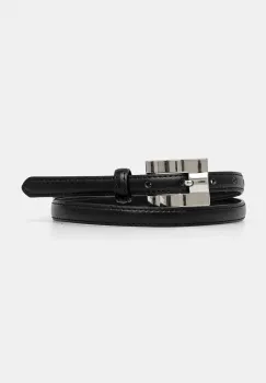 Answear Lab curea de piele femei, culoarea negru imagine