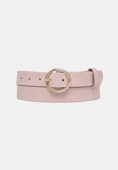Answear Lab curea de piele femei, culoarea roz imagine