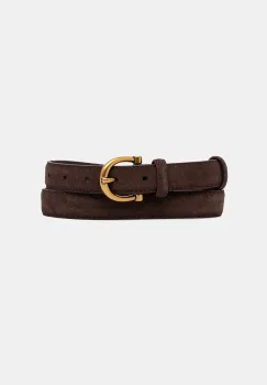 Answear.LAB curea din piele intoarsa culoarea maro imagine