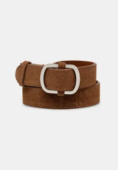 Answear.LAB curea din piele intoarsa culoarea maro imagine