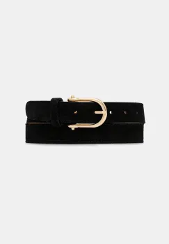 Answear.LAB curea din piele intoarsa culoarea negru imagine