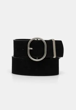 Answear Lab curea din piele intoarsa culoarea negru imagine