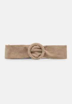 Answear Lab curea din piele intoarsa culoarea verde imagine
