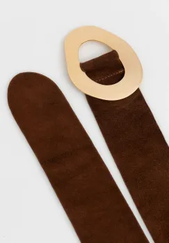 Answear Lab curea din piele intoarsa imagine