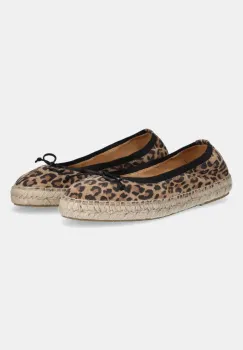 Answear Lab espadrile din piele intoarsa culoarea maro imagine