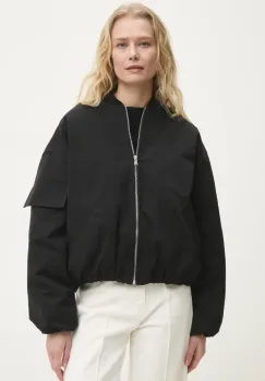 Answear Lab geaca bomber culoarea negru, de tranzitie imagine