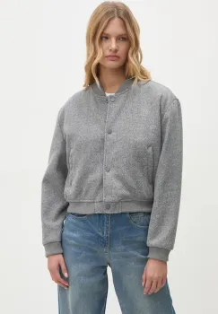 Answear Lab geaca bomber femei, culoarea gri, de tranzitie imagine