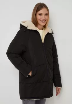 Answear Lab geaca cu doua fete femei, culoarea negru, de iarna, dwustronny imagine