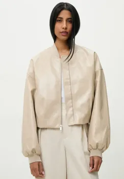 Answear Lab geaca culoarea bej, de tranzitie, oversize imagine