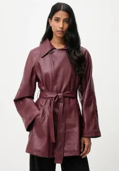 Answear.LAB geaca culoarea bordo, de tranzitie imagine