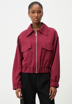 Answear.LAB geaca culoarea bordo, de tranzitie imagine