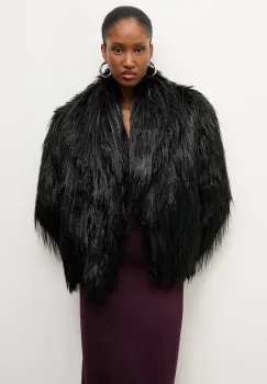 Answear.LAB geaca culoarea negru, de tranzitie imagine