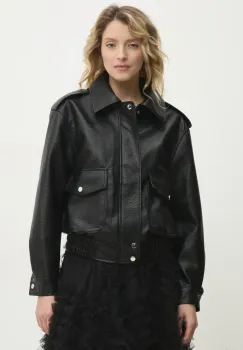 Answear Lab geaca culoarea negru, de tranzitie imagine