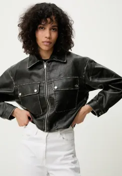Answear Lab geaca culoarea negru, de tranzitie, oversize imagine